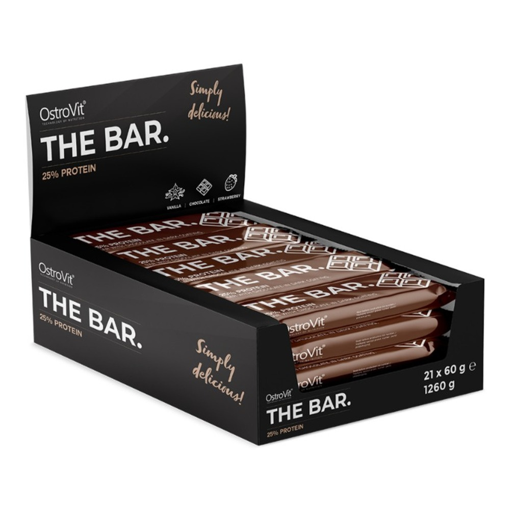 OstroVit The Bar 25% Protein, Chocolate - 21 x 60g