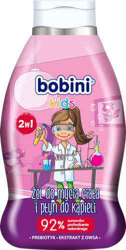 BOBINI bubble bath, Gel Girl 660ml
