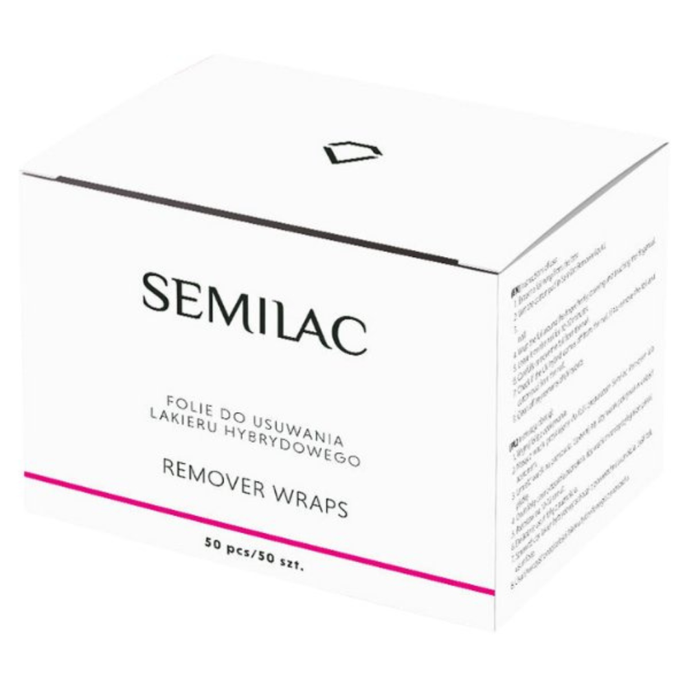 Semilac Zmywacz Wraps 50 Pieces