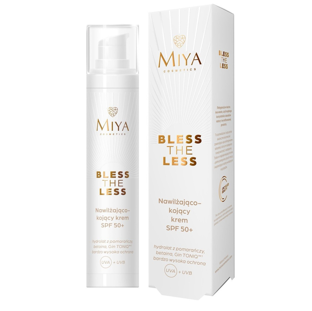 Miya Bless the Less Nawilżająco-Wygładzający Krem SPF50 50ml