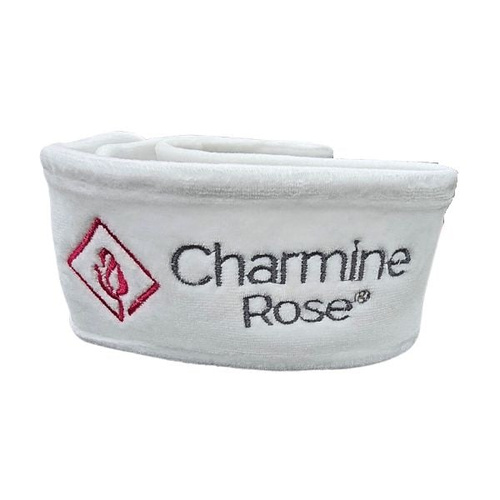 Charmine Rose Terry Cloth Headband for Beauty Treatments