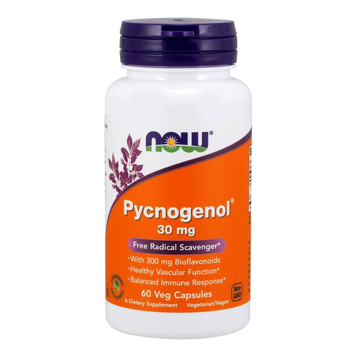Now Foods Pycnogenol 30mg Immune Support 60 Vcapsules