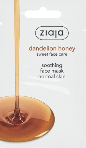 Ziaja Honey Dandelion Soothing Mask for Normal Skin 7ml