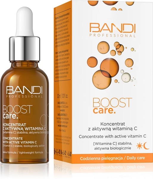 Bandi Boost Care Koncentrat z Aktywną Witaminą C dla Skóry Pozbawionej Blasku 30ml