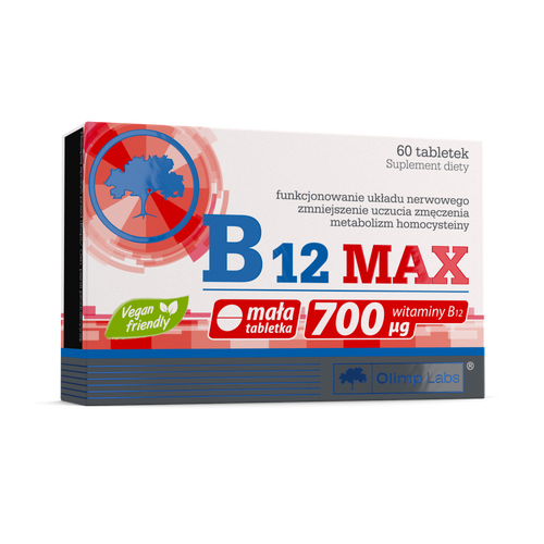 Olimp B12 Max dla Wsparcia Układu Nerwowego 60 Tabletek