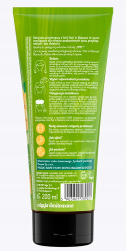 OnlyBio Hair in Balance x Tymbark Limited Edition Protein Hair Conditioner Mango-Mint 200ml