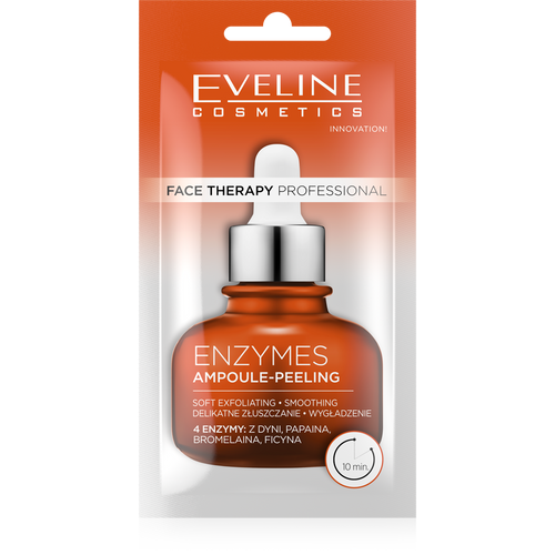 Eveline Face Therapy Professional Ampoule-Peeling Gel Enzymatic Peeling for All Skin Types 8ml