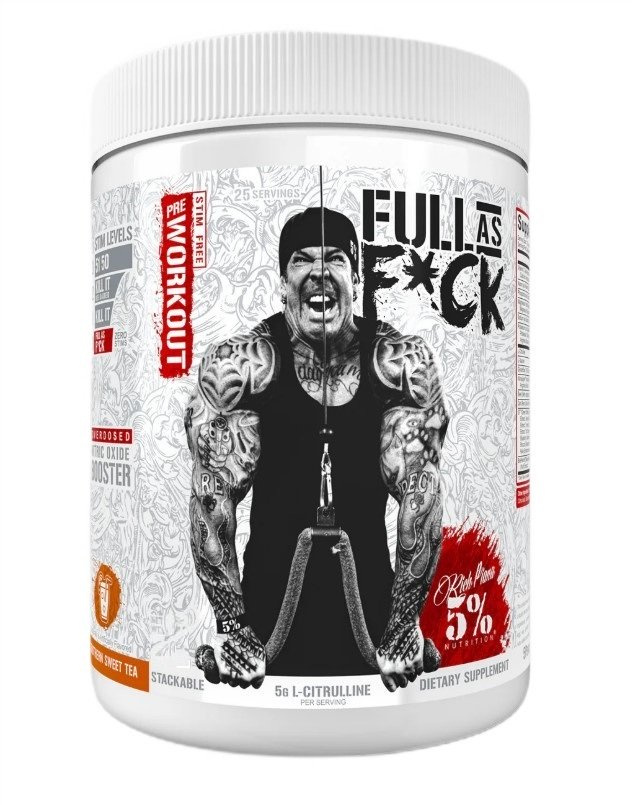 5% Nutrition Full As F*ck Legendary Series Przedtreningówka na Pompę Mięśniową 370g