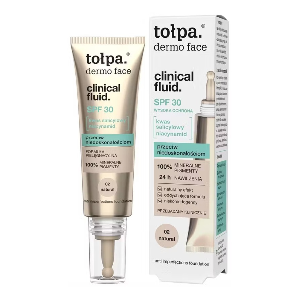 Tołpa DERMO FACE CLINICAL Anti-Imperfections Fluid 02 Natural, 25ml