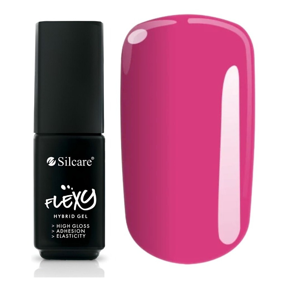 Silcare Flexy UV/LED Hybrid Nail Polish 09 Juicy Fuchsia 4.5g
