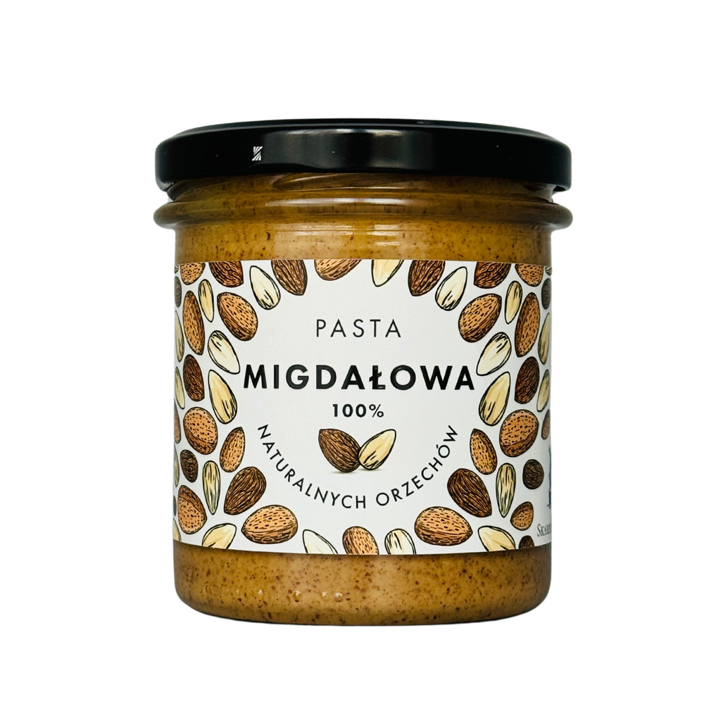 Młyn Kopytowa Skarby Młyna 100% Naturalna Pasta Migdałowa 300g