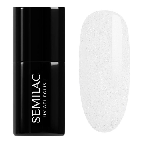 Semilac Black & White Hybrid Gel Polish 091 Glitter Milk 7ml