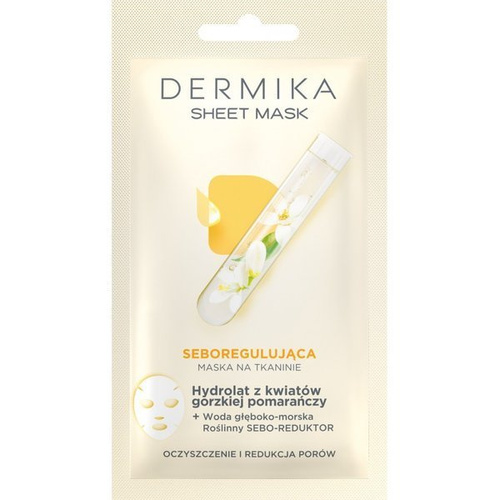Dermika Sheet Mask maska na tkaninie seboregulująca 17g