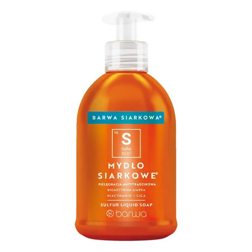 Barwa Siarkowa Anti-Acne Mydło w Płynie 300ml
