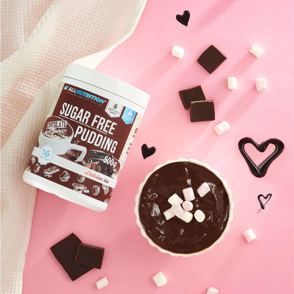 Allnutrition Delicious Line Sugar Free Pudding Budyń Czekoladowy 500g