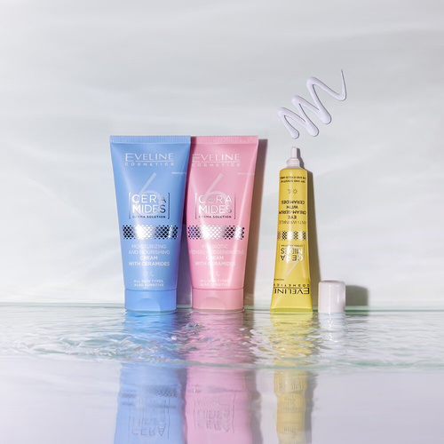 Eveline 6 Ceramides Anti-Wrinkle Eye Cream-Serum with Ceramides for Dry and Sensitive Skin 20ml