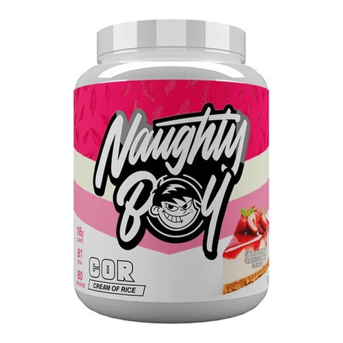Naughty Boy Cream of Rice Strawberry Cheesecake Carbohydrate Supplement For Energy and Muscle Growth 2000g