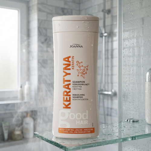 Joanna Keratin Rebuilding and Regenerating Shampoo for Brittle and Damaged Hair 200ml