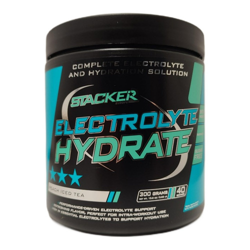Stacker2 Europe Electrolyte Hydrate Brzoskwiniowa Mrożona Herbata 300g
