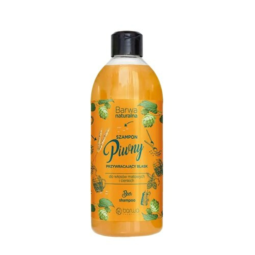 Barwa Natural Shine Restoring Beer Shampoo for Dull and Thin Hair 300ml