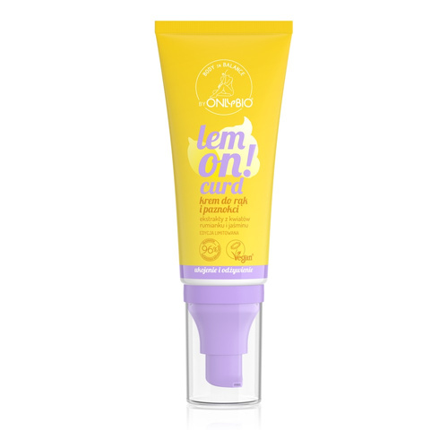 OnlyBio Body in Balance Limited Edition Hand & Nail Cream Lemon curd 50ml