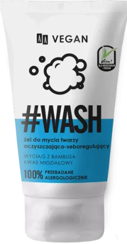 AA Vegan ŻEL do mycia twarzy oczyszczająco - seboregulujący, 150ml