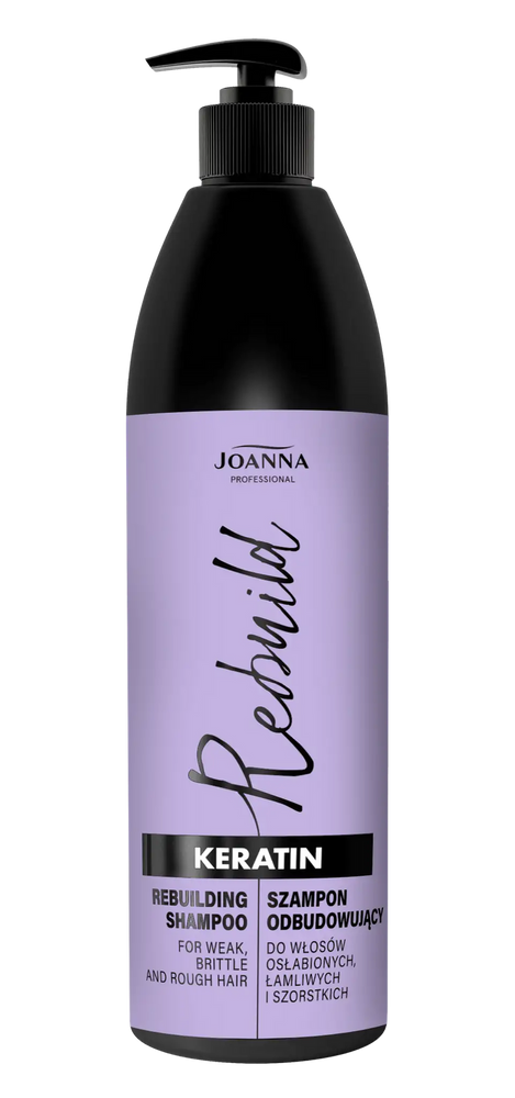 Joanna Professional Keratin Rebuilding Shampoo for Weakened and Brittle Hair 1000ml