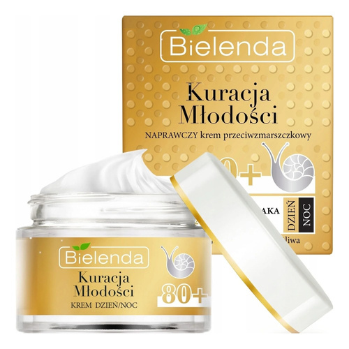 Bielenda Youth Therapy Repairing Anti-Wrinkle Cream 80+ for Very Mature and Sensitive Skin Day and Night 50ml