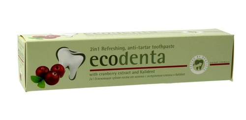 ECODENTA Toothpaste against LIME with cranberry and calcium 100ml