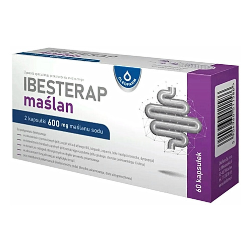 Oleofarm Ibesterap Sodium Butyrate 300mg 60 Capsules