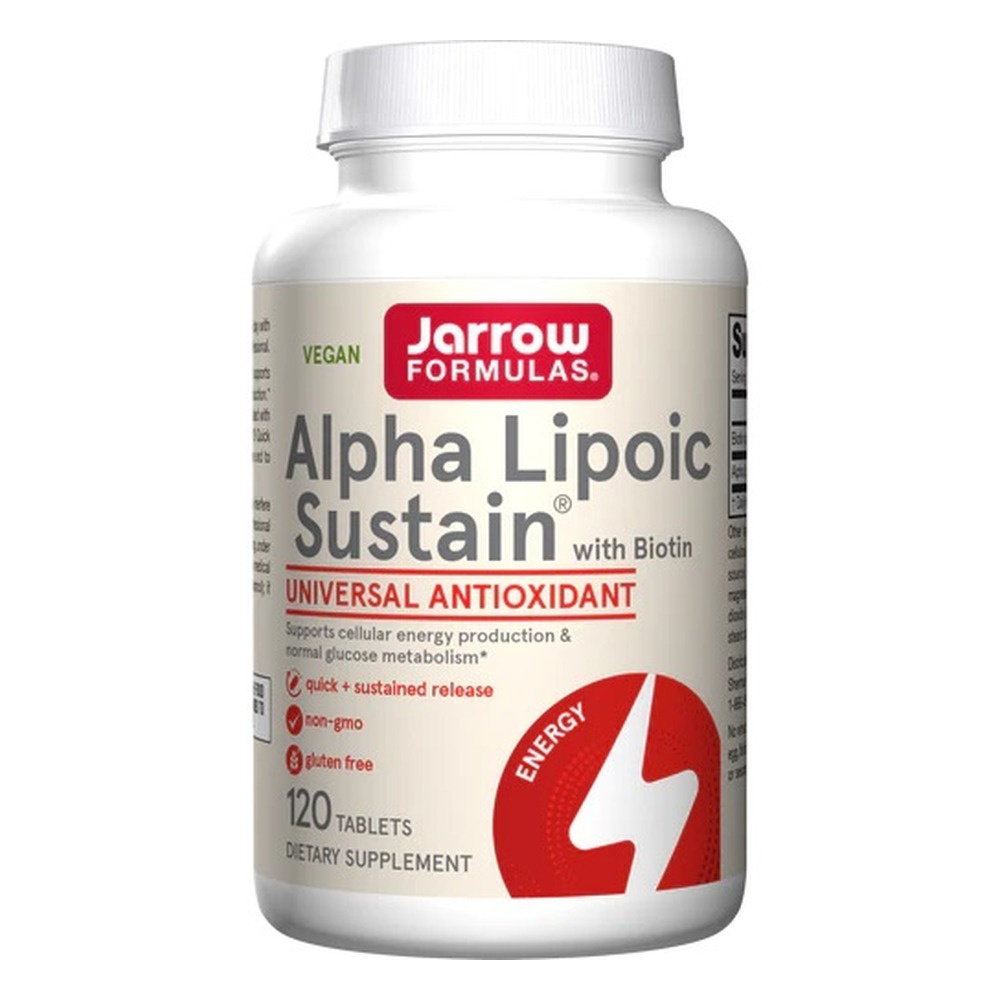 Jarrow Formulas Alpha Lipoic Sustain with Biotin 120 tabs
