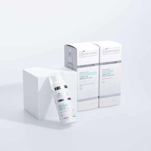 Bielenda Professional Supremelab Nocny Krem Odbudowujący z DMAE N-AG Bifida Ferment Lysate dla Skóry Dojrzałej Suchej i Odwodnionej 50ml