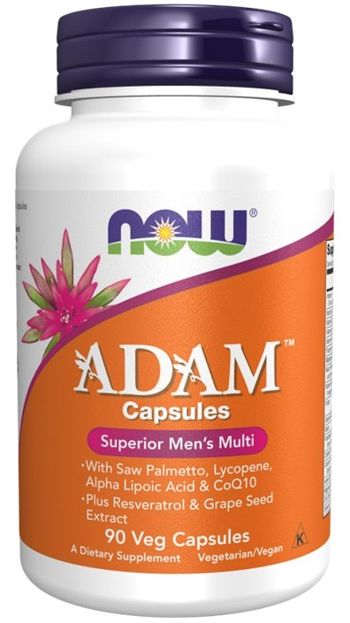 Now Foods ADAM Multi-Vitamin Witaminy i Minerały dla Mężczyzn 90 Kapsułek