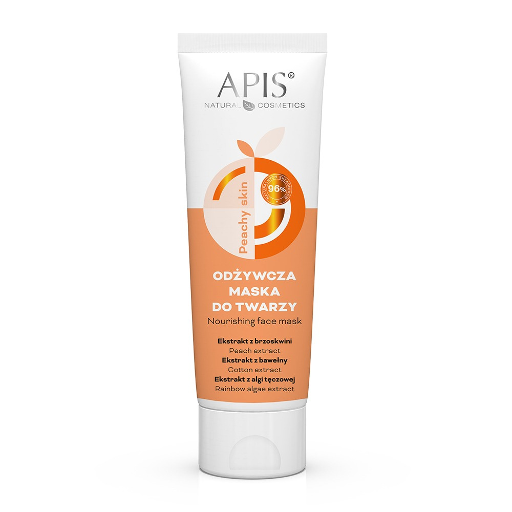 Apis Peachy Skin Odżywcza Maska do Twarzy dla Skóry Suchej Zmęczonej 100ml