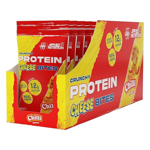 Applied Nutrition Chrupiące serowe przekąski proteinowe, Chilli 10 x 20g