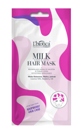 L'biotica Milk Therapy Wrap Mask Mleko Kokosowe Maska Do Włosów 30ml