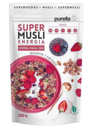 Purella Superfoods Super Musli Energy with Mulberry Maca and Chia Magnesium Source 200g