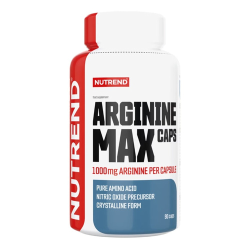 Nutrend Arginine Max Caps 1000mg for Muscle Growth and Nitric Oxide Production 90 Caps
