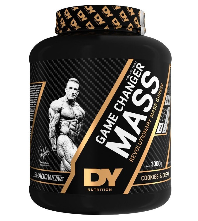 Dorian Yates Game Changer Mass Gainer w Proszku na Wzrost Masy Mięśniowej Ciasteczkowy 3000g