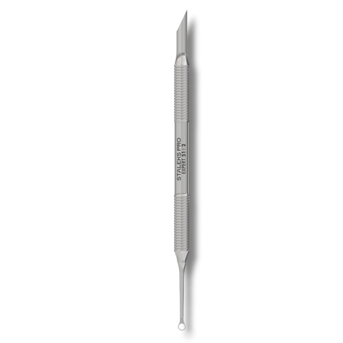 Staleks Pro Expert 51 Type 2 Manicure Pusher Beveled Pusher And Ring Scraper 145mm