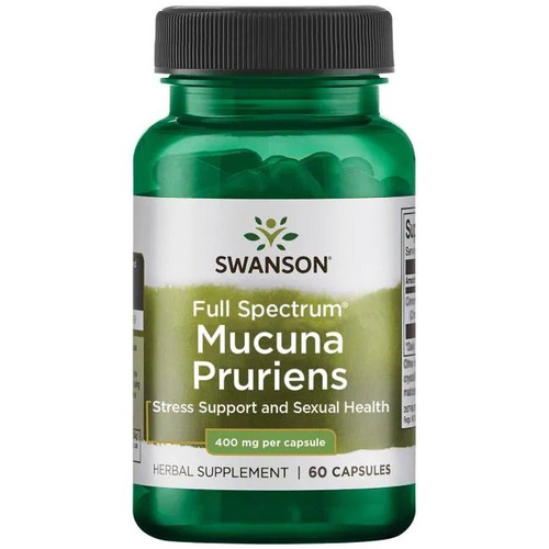 Swanson Full Spectrum Mucuna Pruriens 400mg 60 Capsules