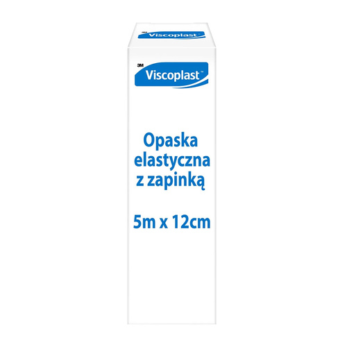 Viscoplast Opaska Elastyczna z Zapinką 5mx12cm 1 Sztuka