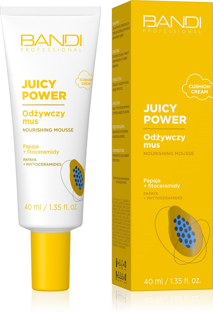 Bandi Juicy Power Limited Edition Odżywczy Owocowy Mus dla Każdego Rodzaju Skóry 40ml Best Before 31.10.25