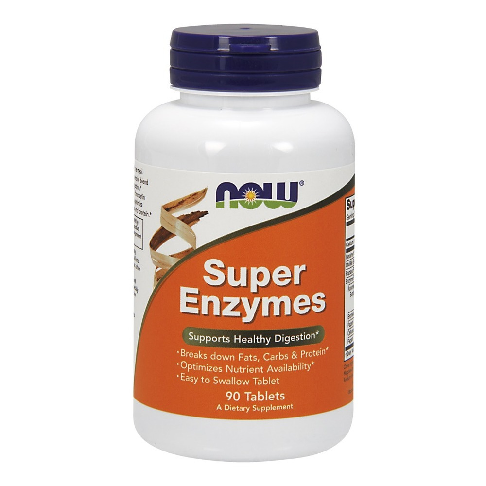 Now Foods Super Enzymes Supports Digestion 90 Tablets