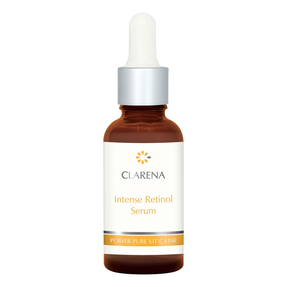 Clarena Power Pure Vit C Line Intense Retinol & Hyaluronic Acid Intensive Serum with Retinol for Skin with Discolorations 30ml