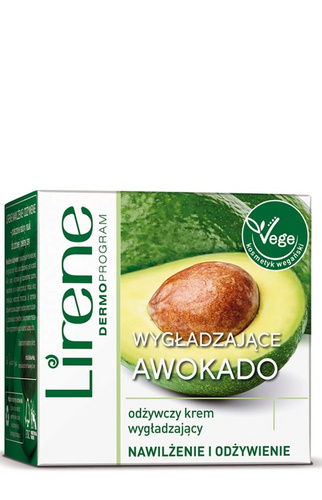 Lirene Wygładzające Avocado Odżywczy Krem Wygładzający na Dzień i na Noc 50ml