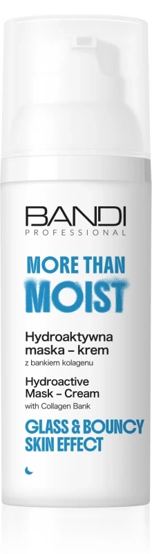 Bandi More than Moist Hydroaktywna Maska - Krem z Bankiem Kolagenu dla Skróy Odwodnionej 50ml