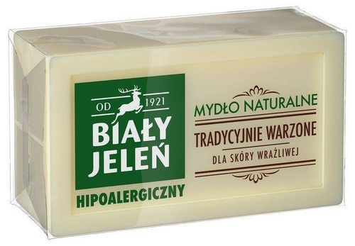 BIAŁY JELEŃ mydło hipoalergiczne, szare 150g