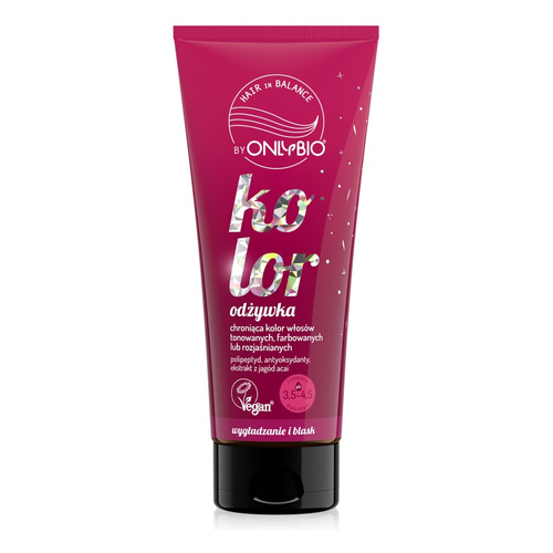 OnlyBio Hair in Balance Kolor Odżywka Wygładzająco-Ochraniająca Kolor 200ml