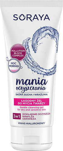 SORAYA CLEANSING MANIA Gentle face wash Gel for dry and sensitive skin 150ml